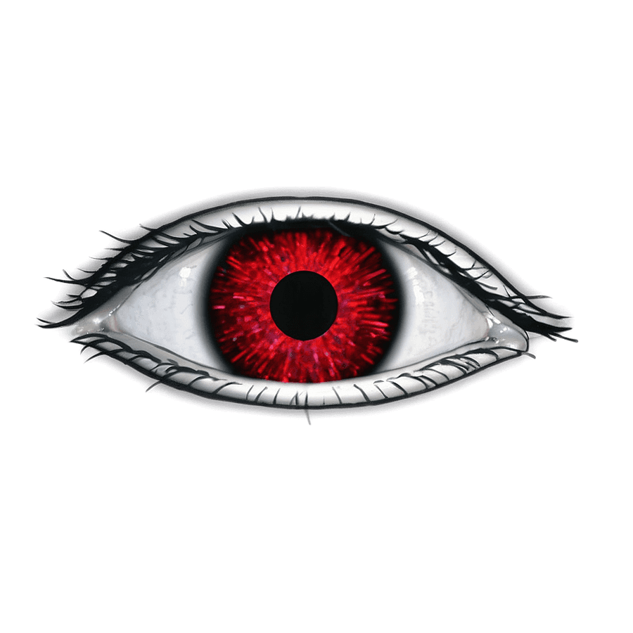 Red Eye Sparkle PNG jdv99