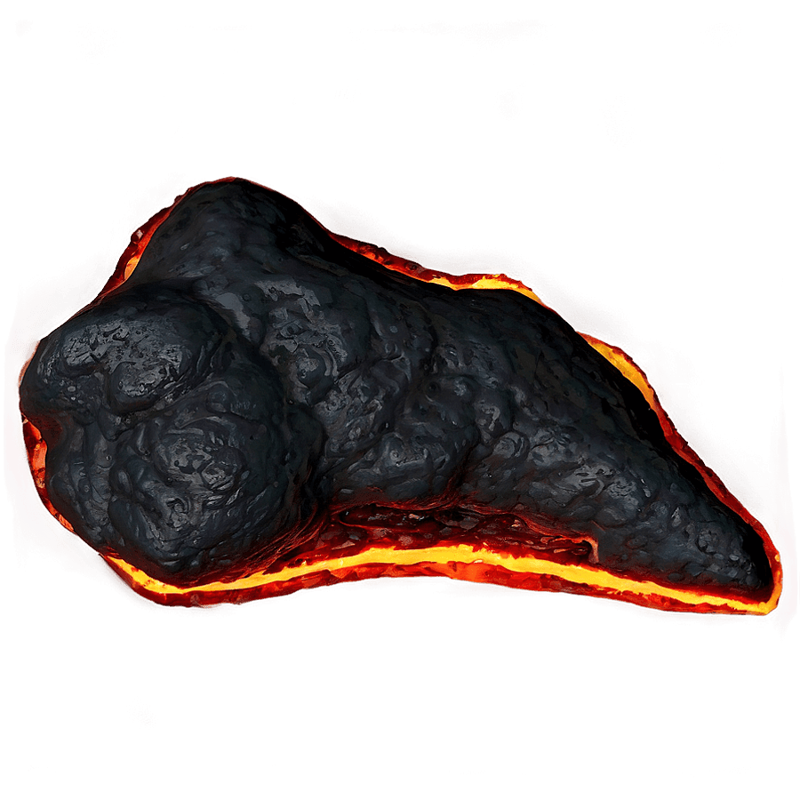 Bright Red Lava PNG 66