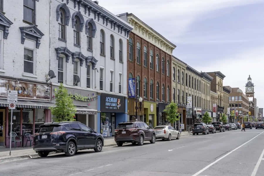 Peterborough Innenstadt Straßenansicht