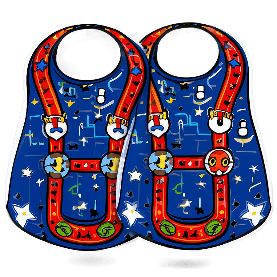 Cartoon Printed Bib PNG tvs