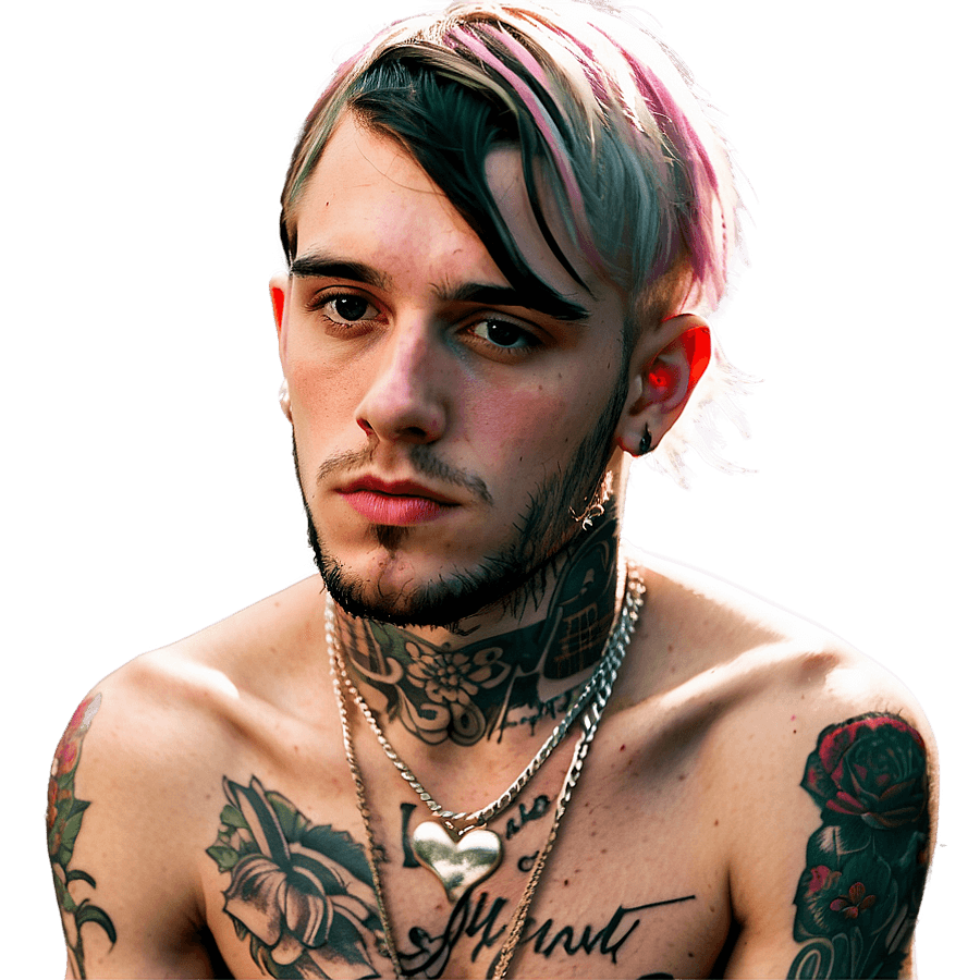 Lil Peep Tribute Artwork PNG 06202024