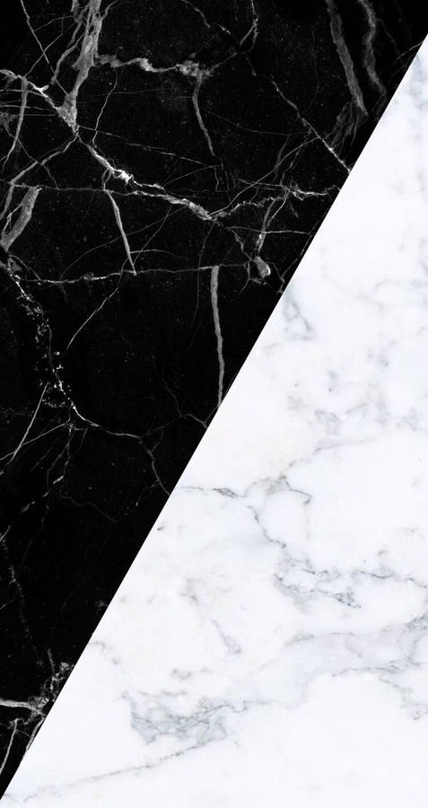 Download White Aesthetic Tumblr Black And White Marble Wallpaper ...