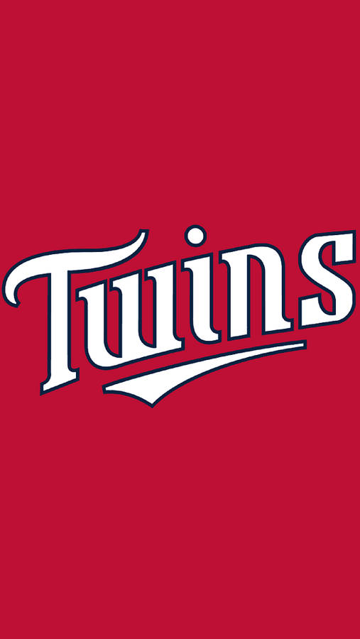 Download White And Red Minnesota Twins Logo Wallpaper | Wallpapers.com