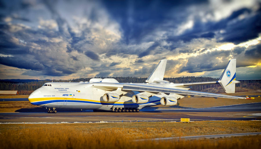 Download White International Cargo Transporter Airplane 4k Wallpaper ...