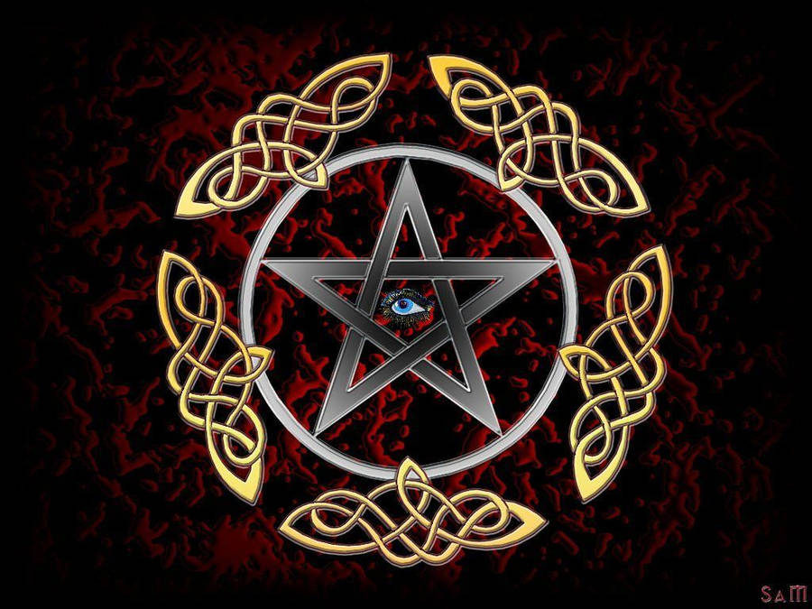 wiccan pentacle wallpaper