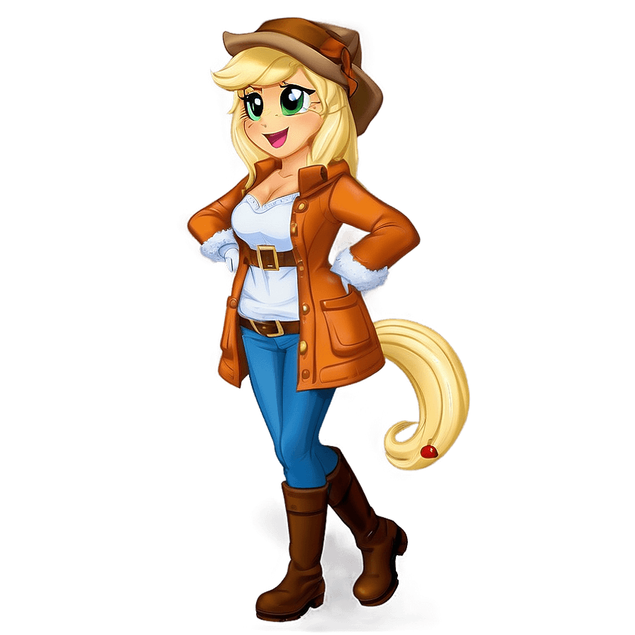 Applejack Winter Outfit PNG mqx