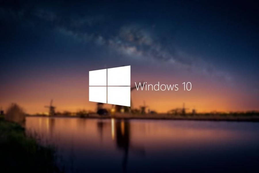 Download Windows 10 Golden Hour Wallpaper | Wallpapers.com