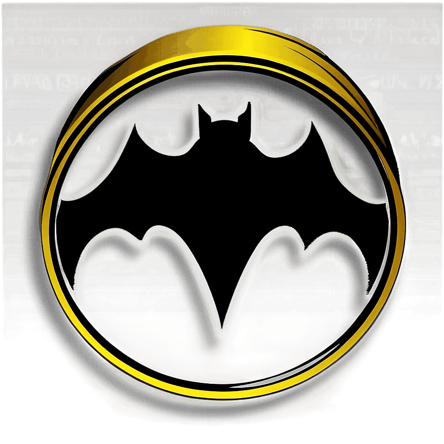 Classic Comic Bat Signal PNG 05232024