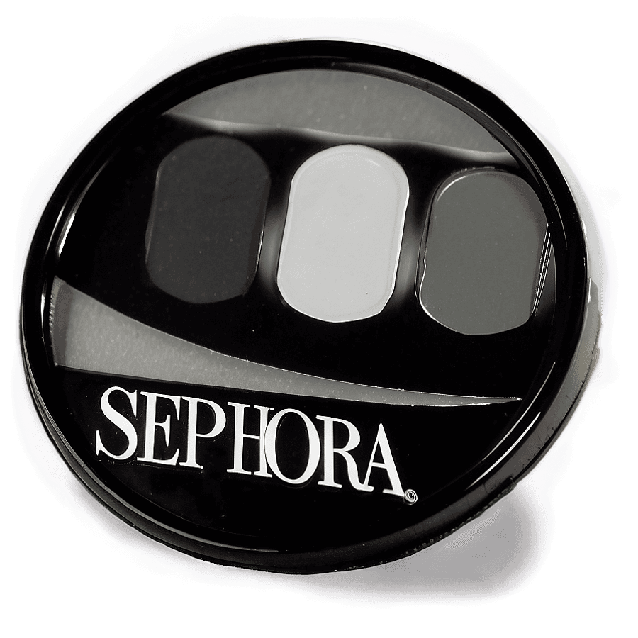 Black and White Sephora Logo PNG hlg