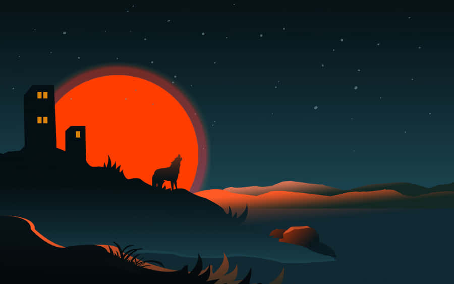 Wolf background
