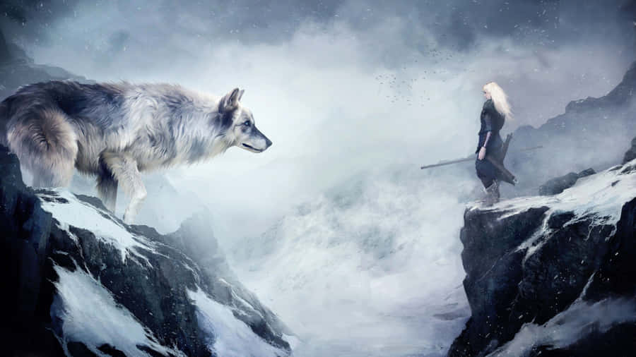 Wolf background
