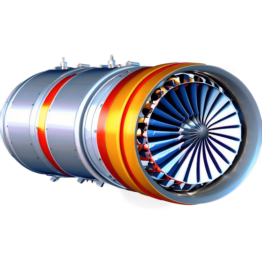 Modern Jet Engine Design PNG 80