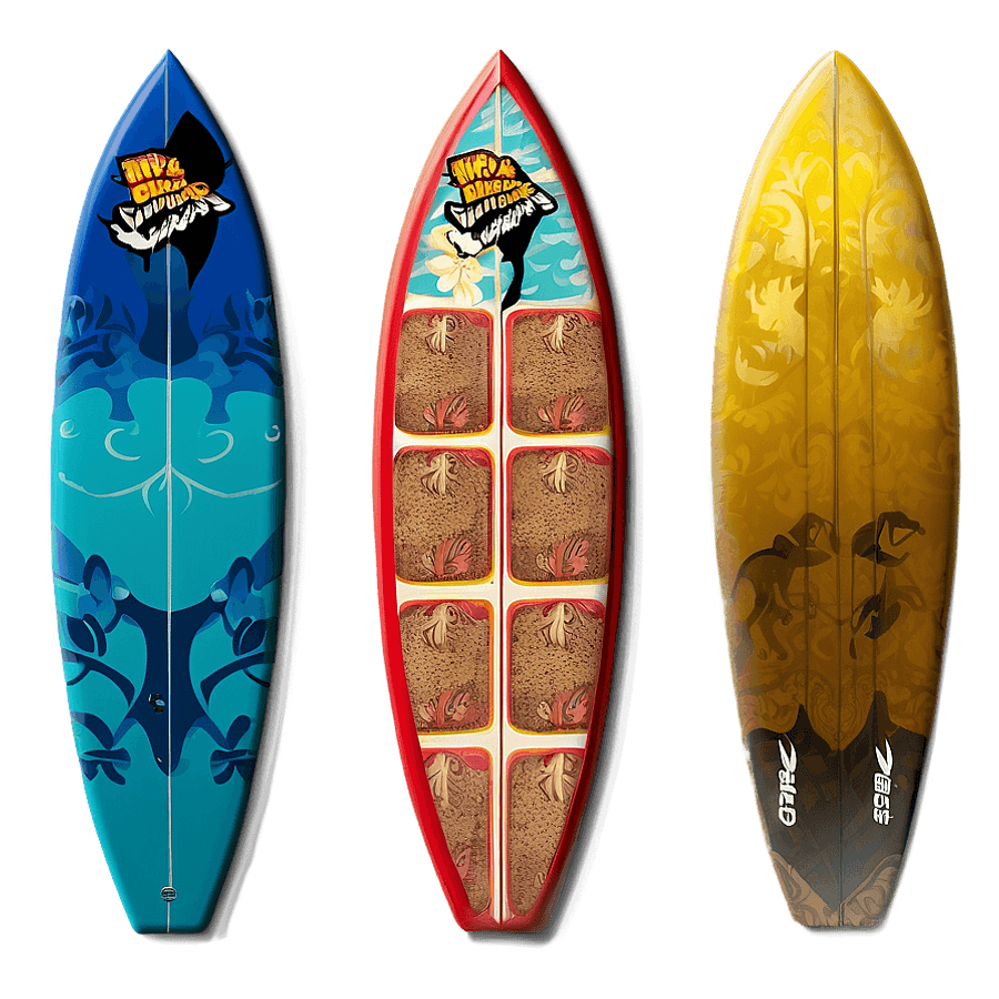 Surf Board on Beach PNG imb59