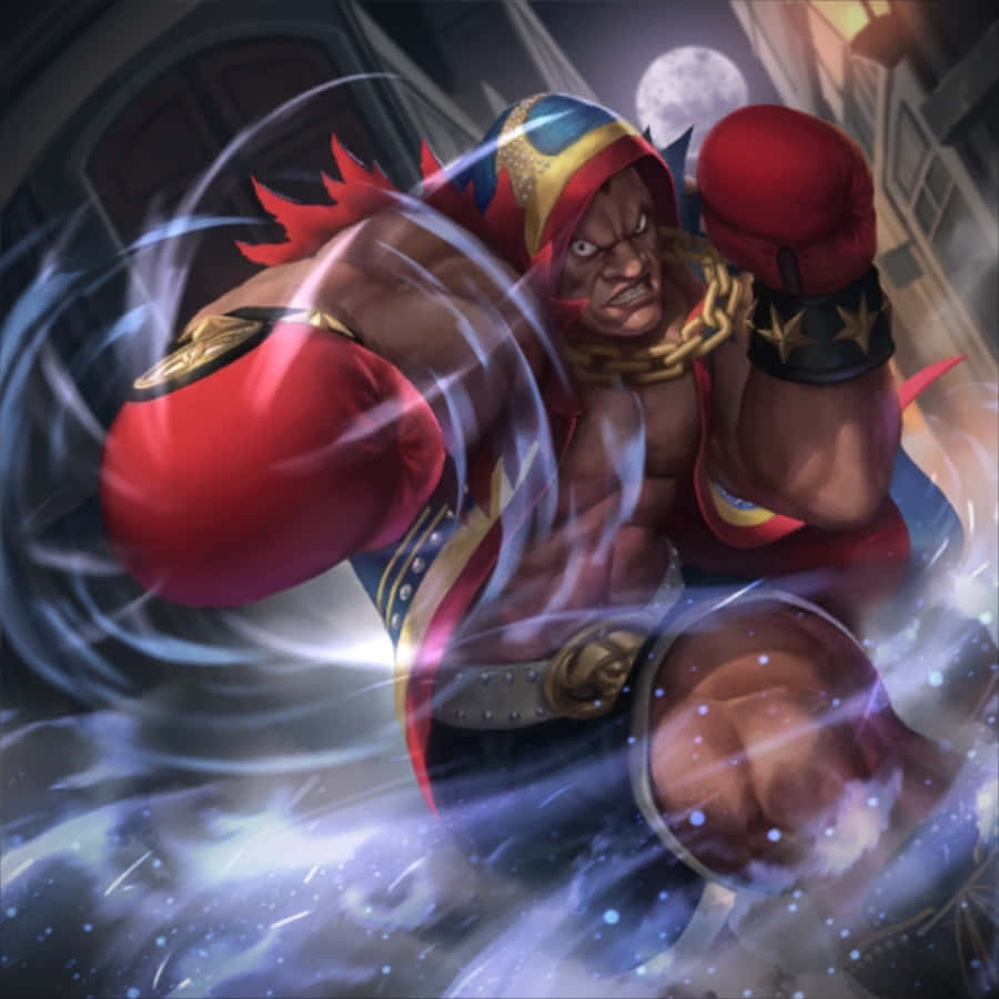 Street Fighter Balrog Lançando um Soco Poderoso