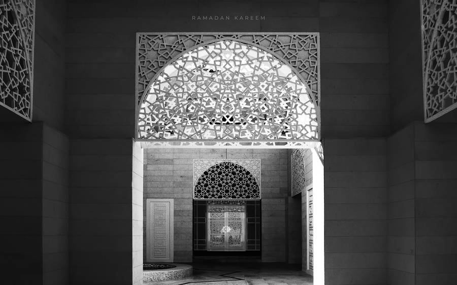 Ramadan Kareem Black And White