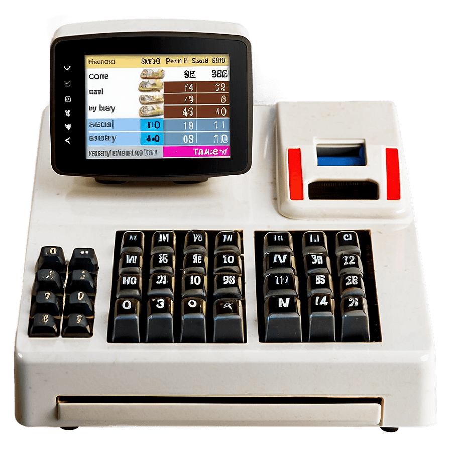 Cash Register for Bakery PNG 33