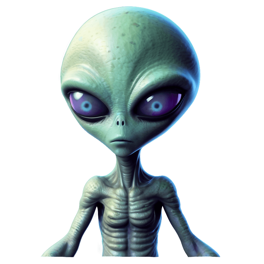 Sweet Alien Illustration PNG 06292024