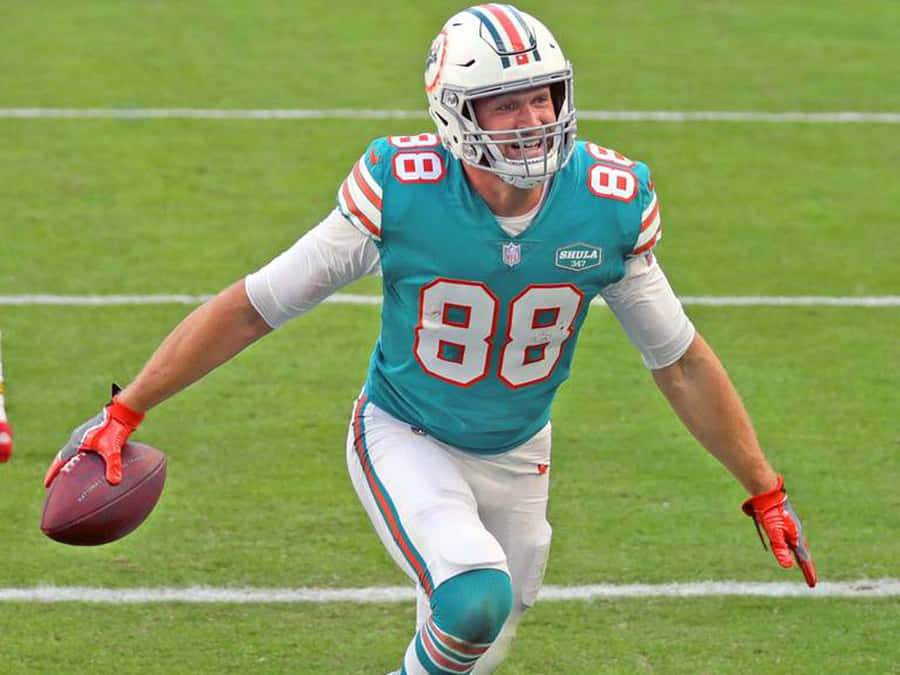 Miami Dolphins Spieler in Aktion