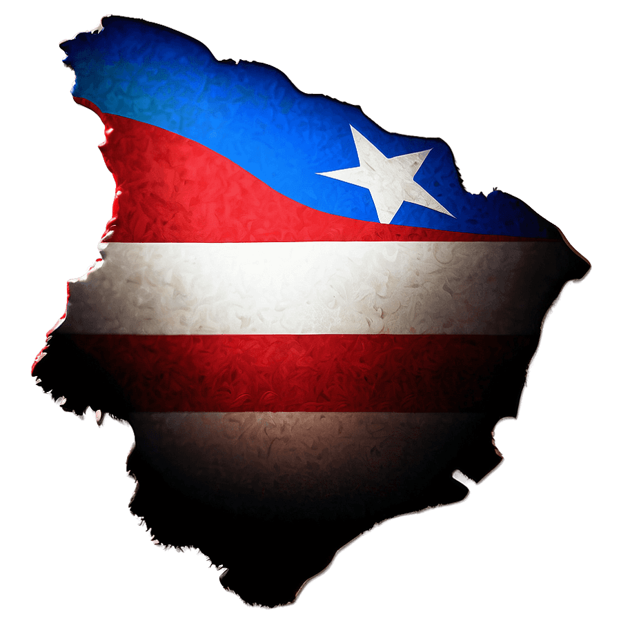 Puerto Rico Map Outline PNG 84