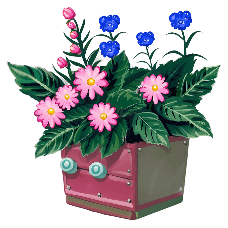 Cute Garden Flowers PNG 49