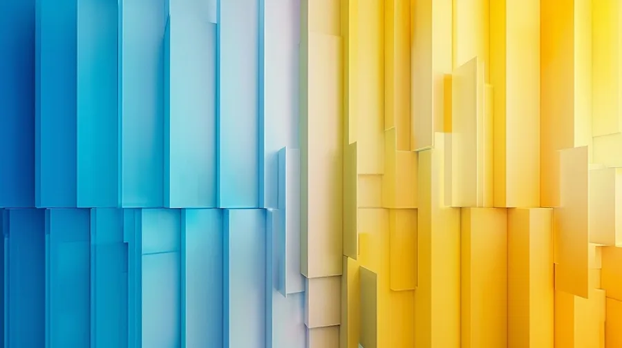 Blueto Yellow Gradient Abstract