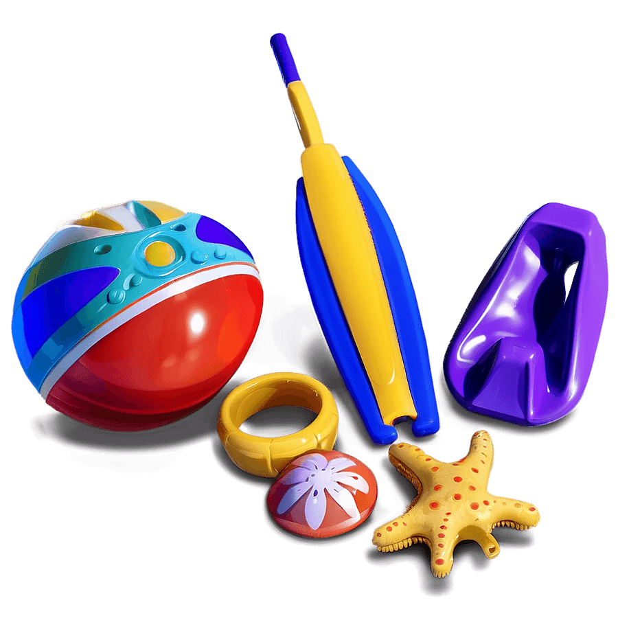 Beach Toys Set PNG 81