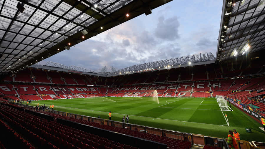 Old Trafford Stadion Innenansicht