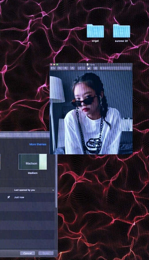 Cybercore Ästhetik Desktop