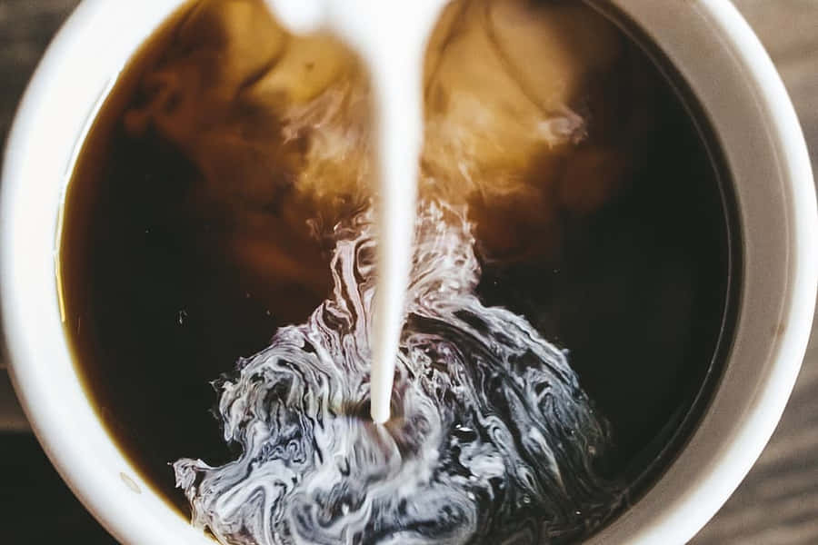 Mælkog Kaffe 910 x 607 baggrundsbillede