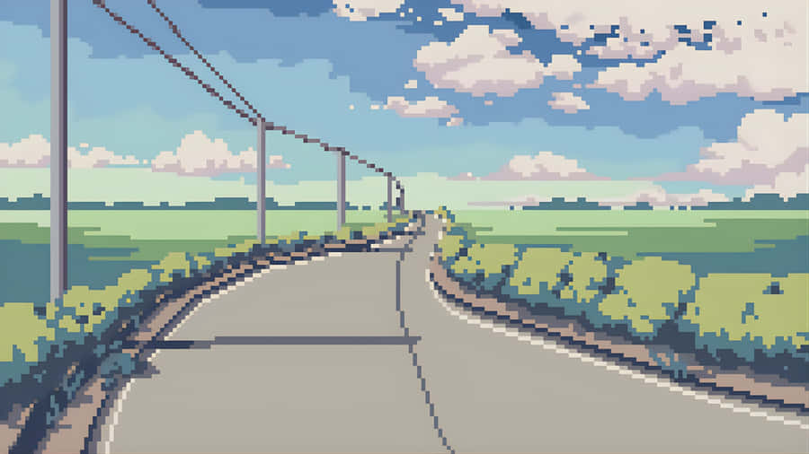 Pixel Art Anime Strada
