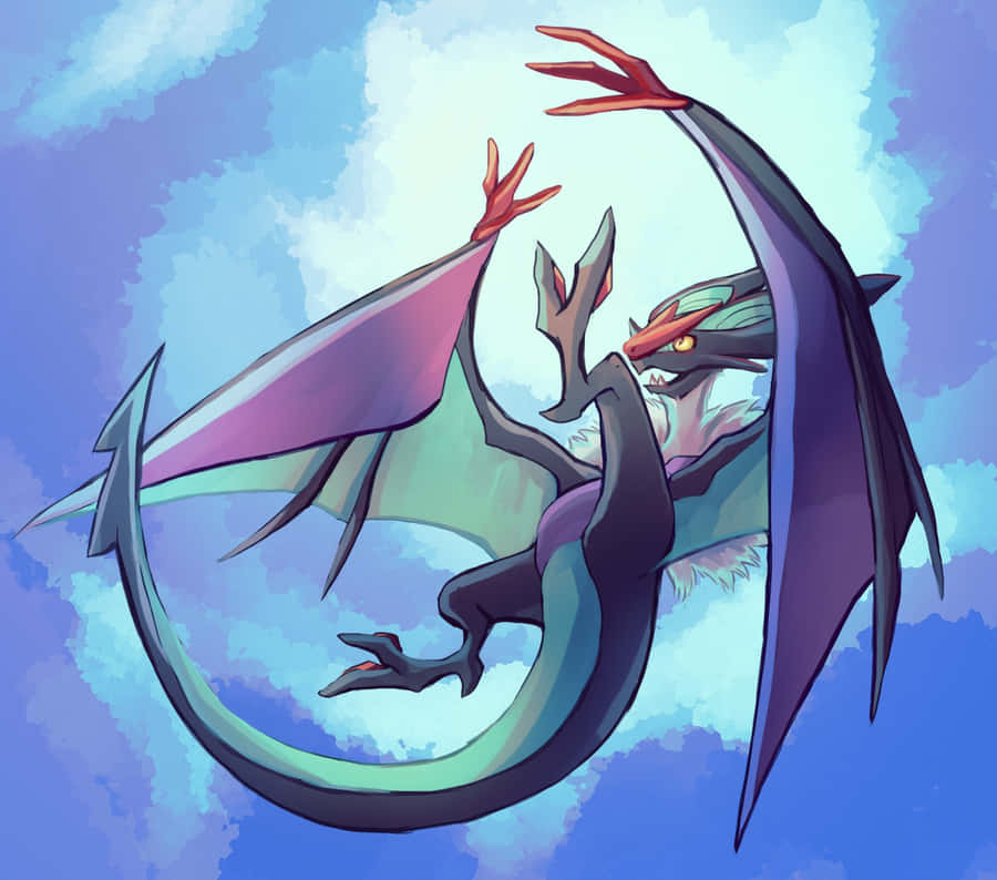 Majestoso Noivern Voando