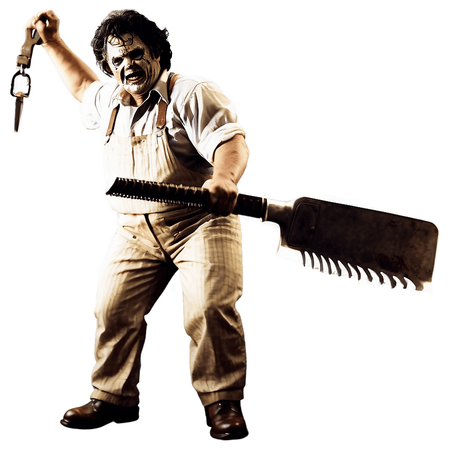 Leatherface Retro Poster PNG 19