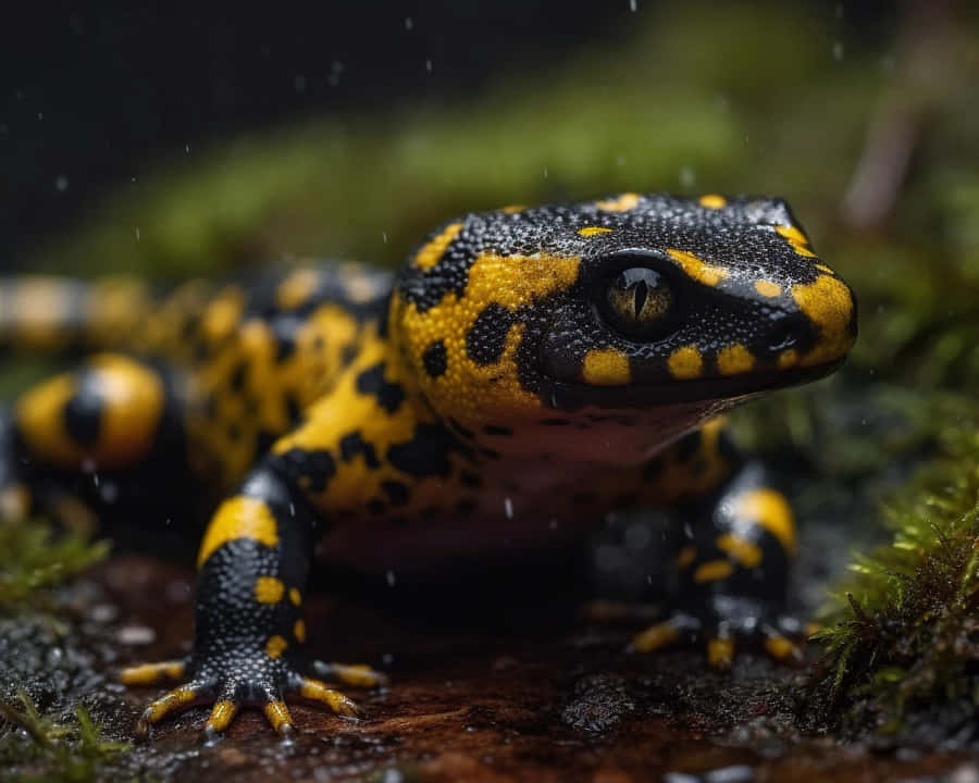 Eld Salamander i Naturlig Livsmiljö.jpg