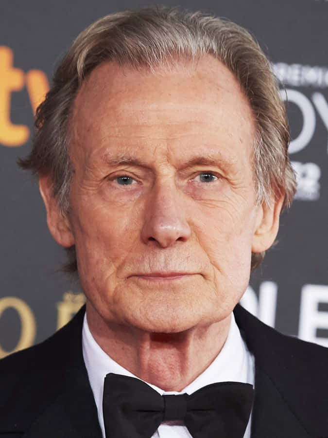 Actor Bill Nighy With Bowtie