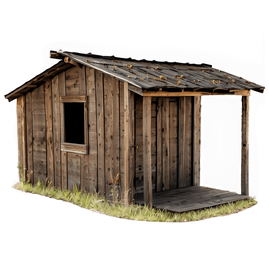 Rustic Trap House in Woods PNG cgq26