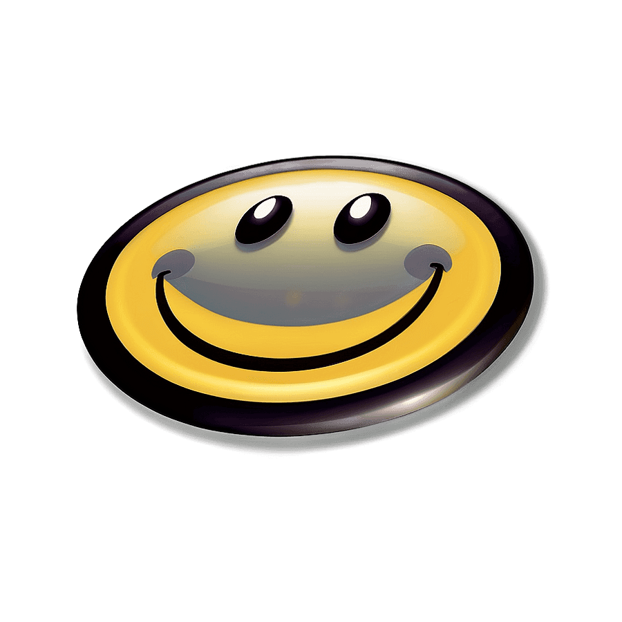 Cartoon Smiley Face Art PNG riv67