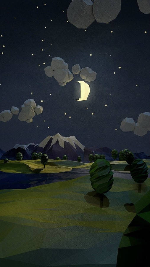 Pixel Art Paesaggio iPhone semplice