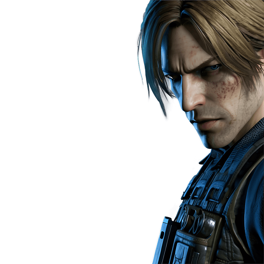 Leon Kennedy in Winter Gear PNG xvi8