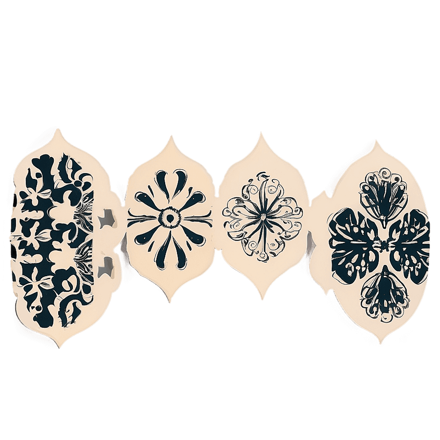 Vintage Paper Cut Out Style PNG enu18