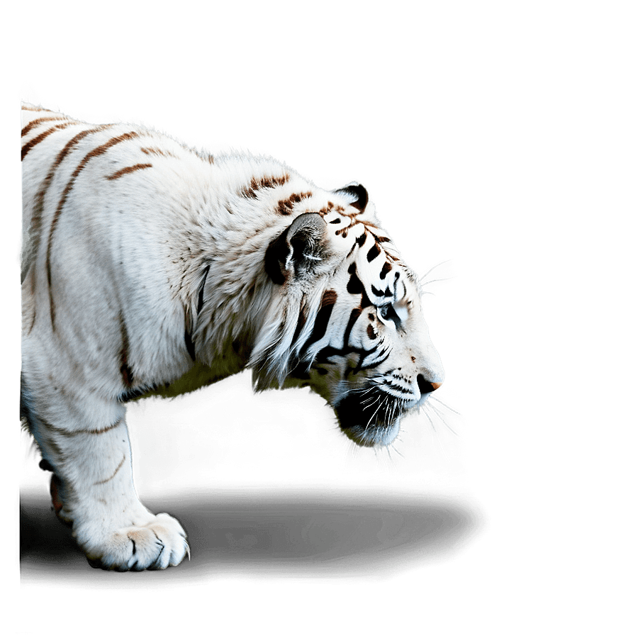 White Tiger Stalking PNG 59