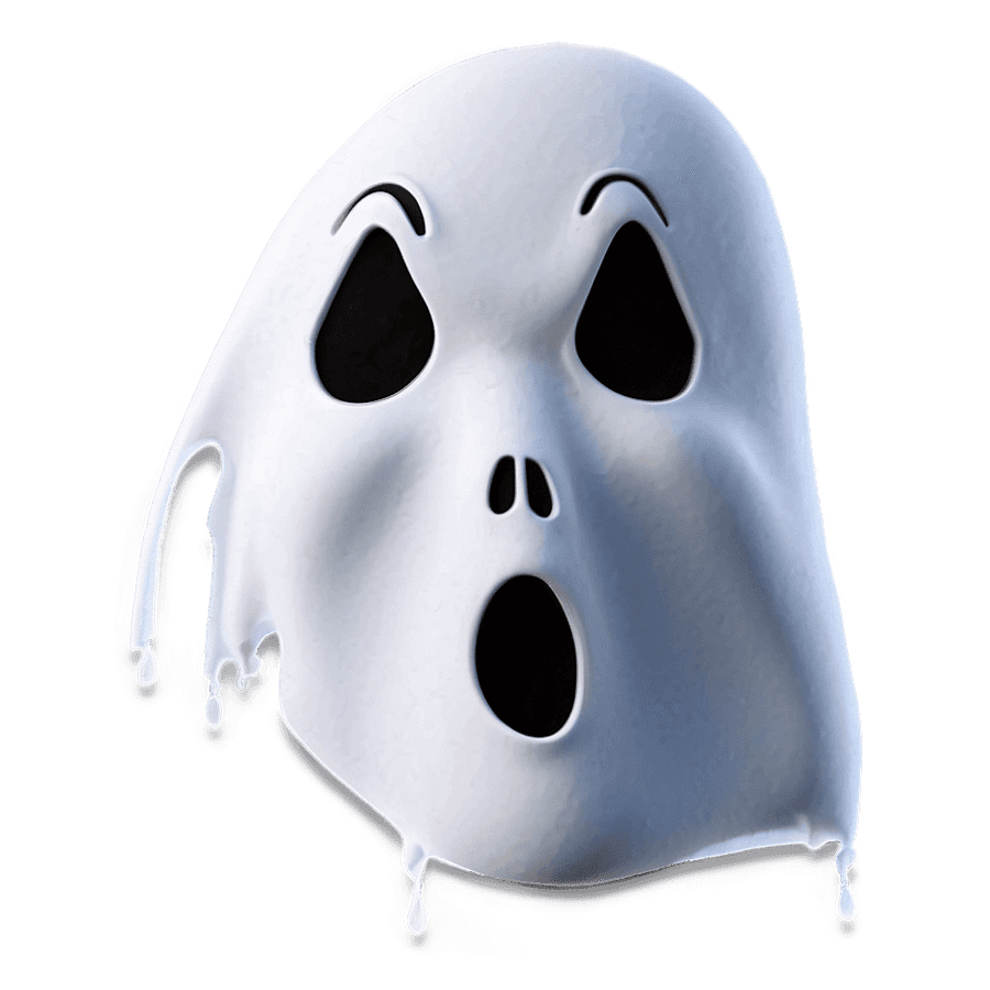 Ghost Face Emoticon PNG 8
