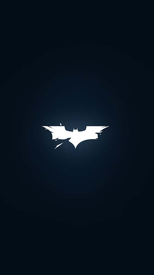 Batman Symbol Dunkler Hintergrund iPhone Hintergrundbild