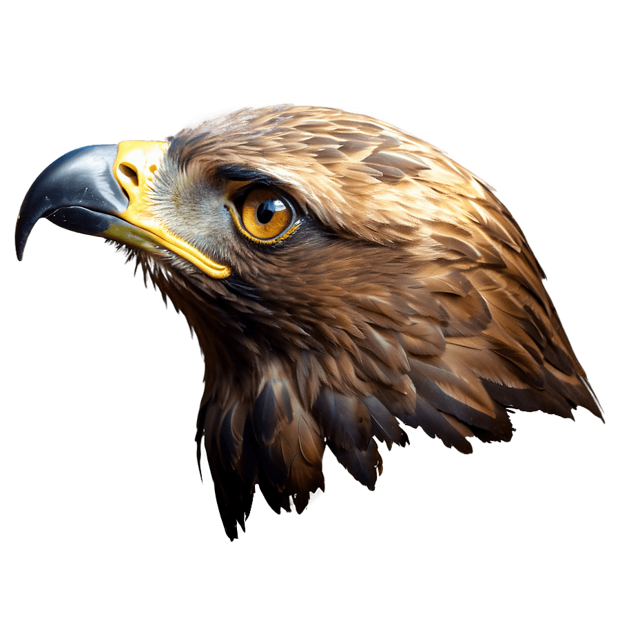 Golden Eagle Head Image PNG 06292024