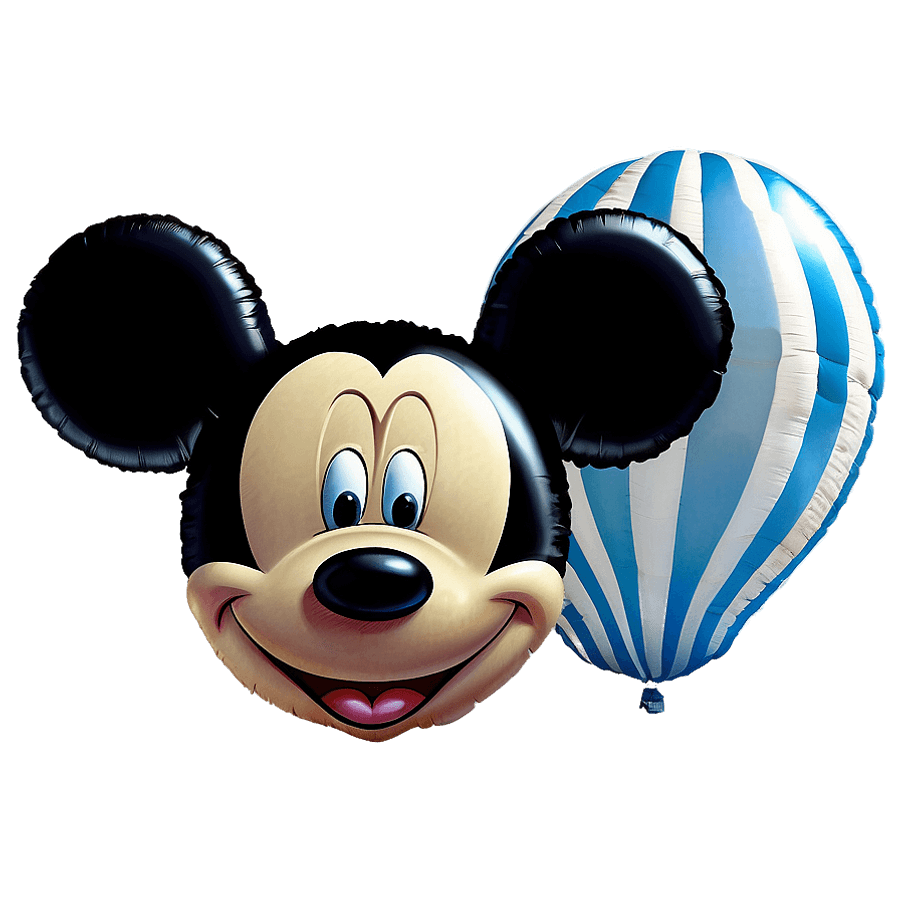 Mickey Balloon in Sky PNG tnl16