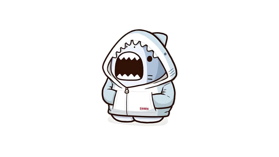 Niedlicher Hai im Hoodie