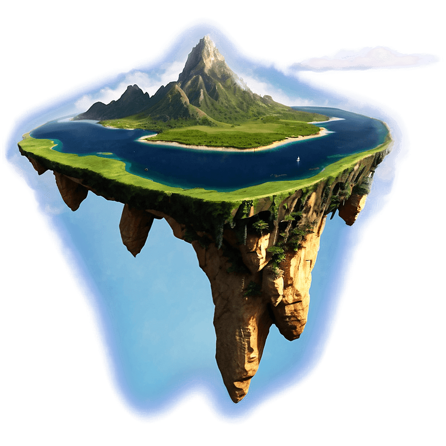 Floating Island Horizon PNG 63