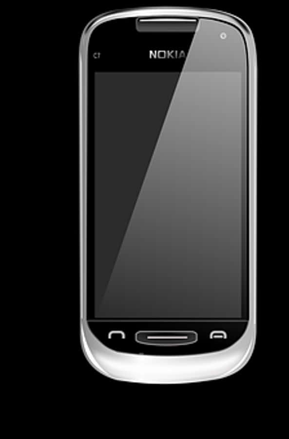 Nokia Smartphone Blackand Silver
