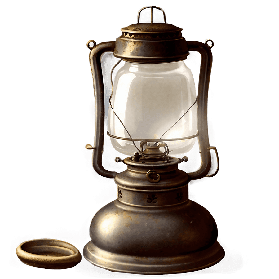 Antique Oil Lamp Lights PNG 93