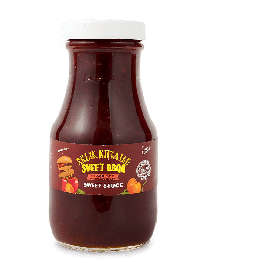 Classic Sweet BBQ Sauce PNG sui
