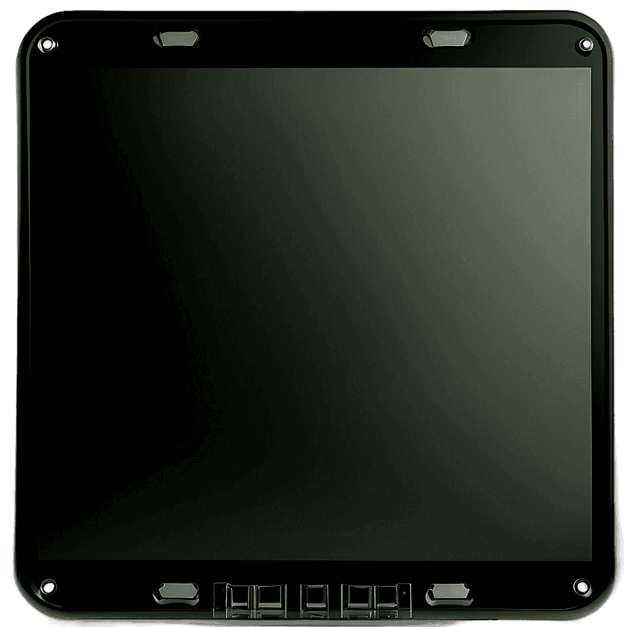 Glossy Black Screen PNG neh